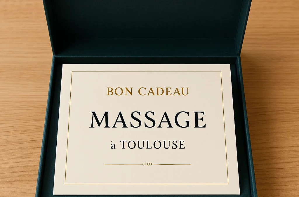 Offrir un bon cadeau massage à Toulouse
