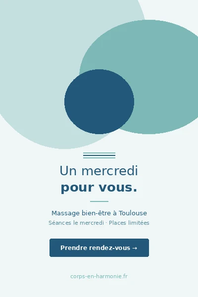 Prendre rendez-vous massage Toulouse - Corps en Harmonie