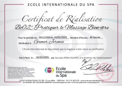 Praticien Massage bien-être