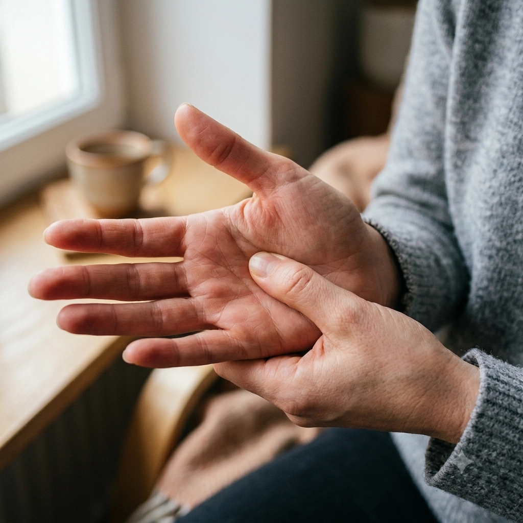 automassage des mains exercice de pétrissage