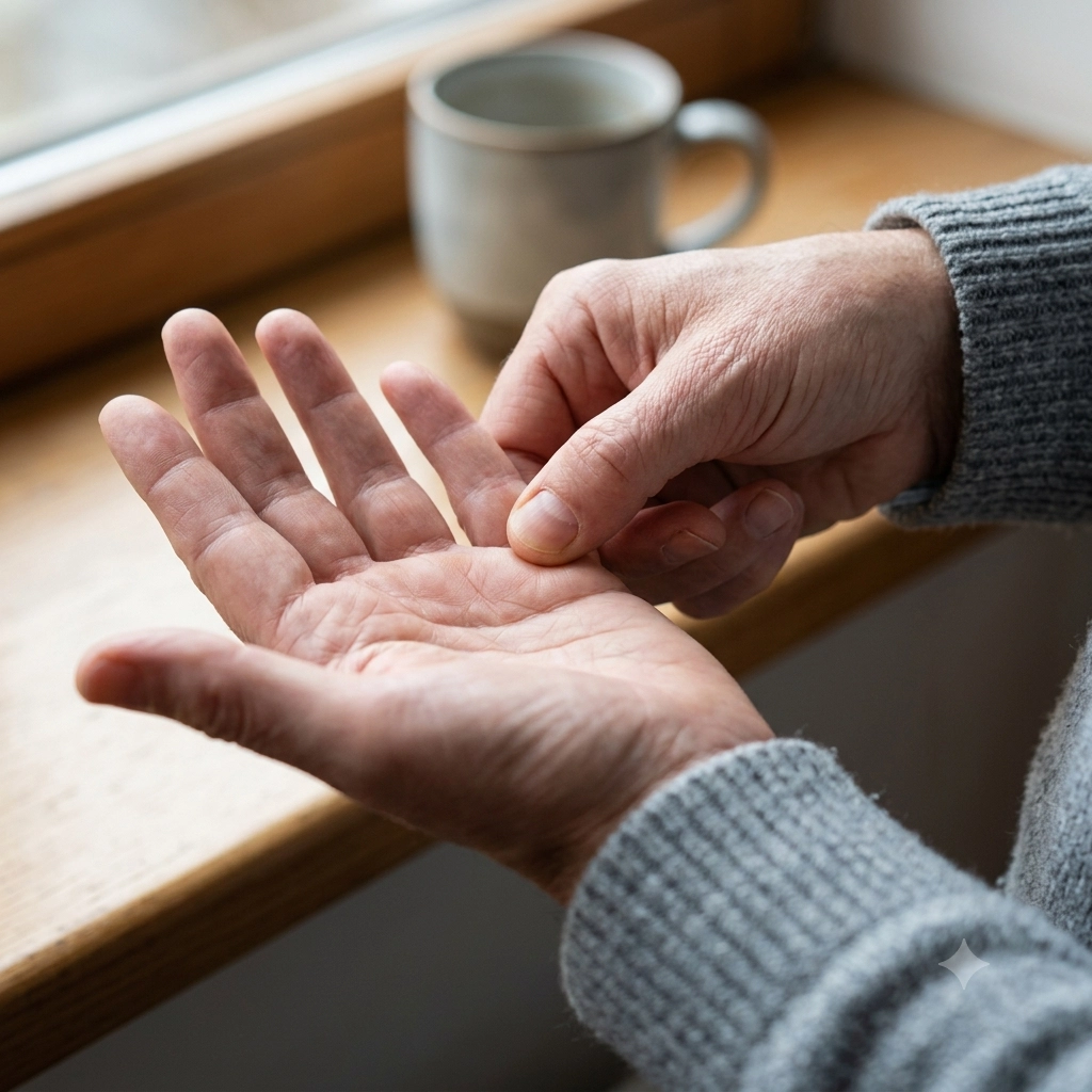 Automassage des mains stimulation des méridiens